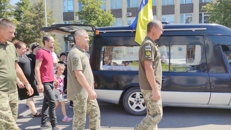 Килия простилась с погибшим под Донецком воином Геннадием Зенченко