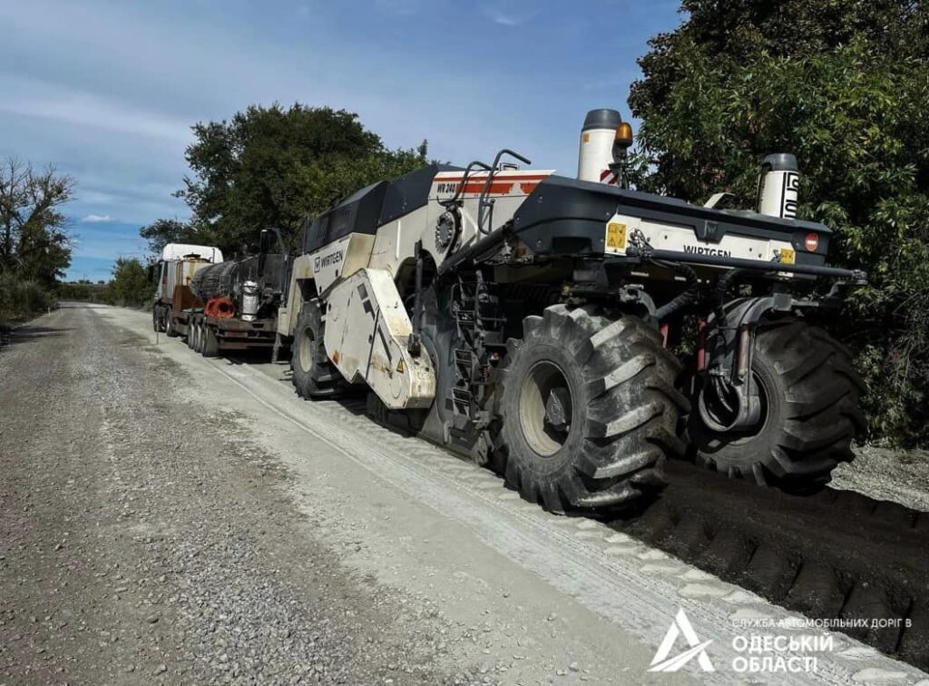 На півдні Бессарабії триває ремонт дороги до кордону з Республікою Молдова