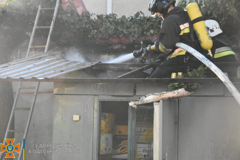В Одессе произошел пожар на территории дома-интерната