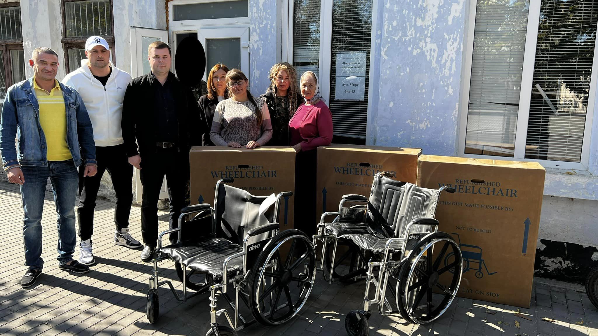 Кілійська громада отримала 25 інвалідних візків від організації Rotary Club Izmail