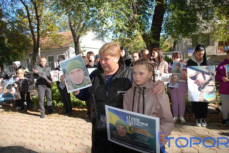 У Болграді відбулась акція підтримки військовополонених з острова Зміїний (відео)