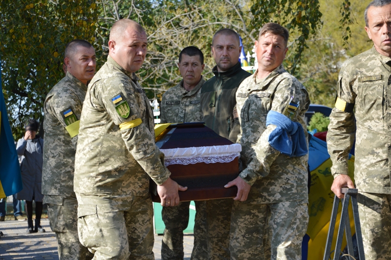Килия прощается с погибшим защитником Сергеем Владиченко (фото)