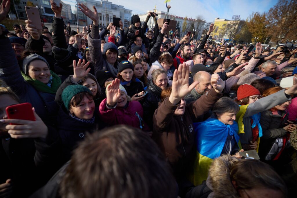 Зеленський приїхав у звільнений Херсон
