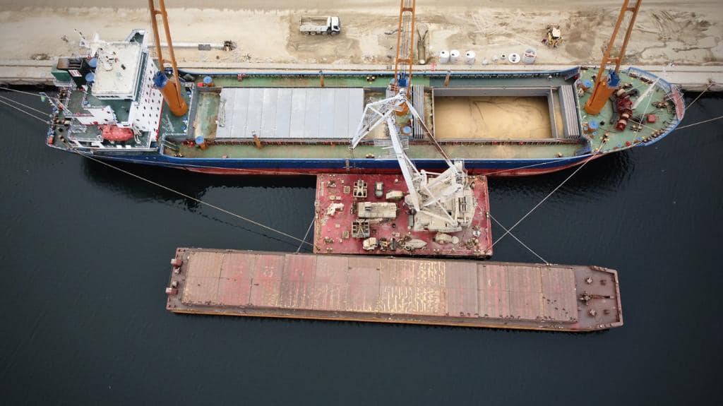УДП перевантажило сою з баржі на судно в порту Констанца