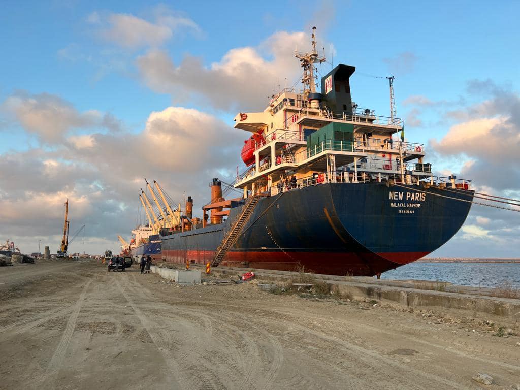 УДП перевантажило сою з баржі на судно в порту Констанца