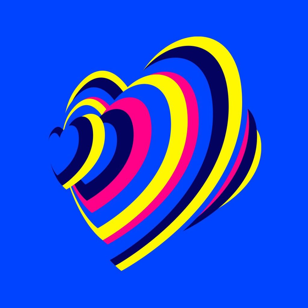 У синьо-жовтих кольорах: презентовано логотип і гасло пісенного конкурсу "Євробачення-2023"