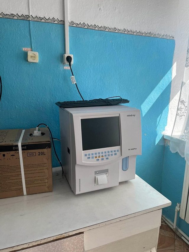 Анализы можно производить на месте: в одной из сельских амбулаторий Сафьяновской общины появился современный гематологический анализатор крови