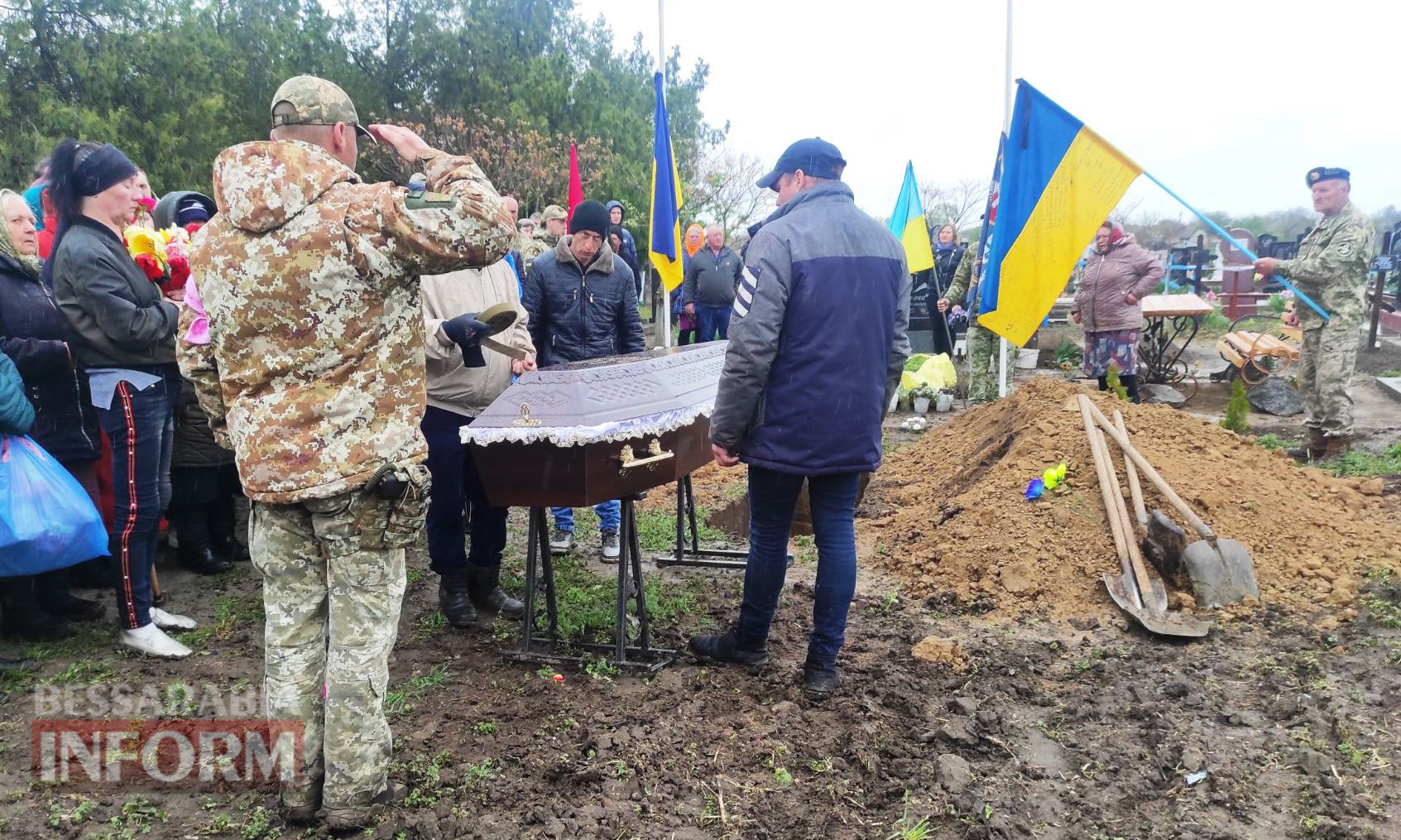 В Кілії відбулося прощання з загиблим Захисником Романом Єфіменко (фото)