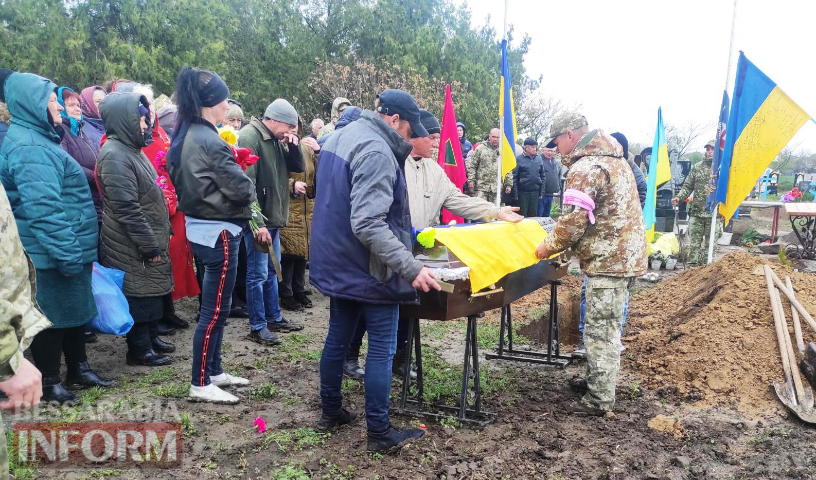 В Кілії відбулося прощання з загиблим Захисником Романом Єфіменко (фото)