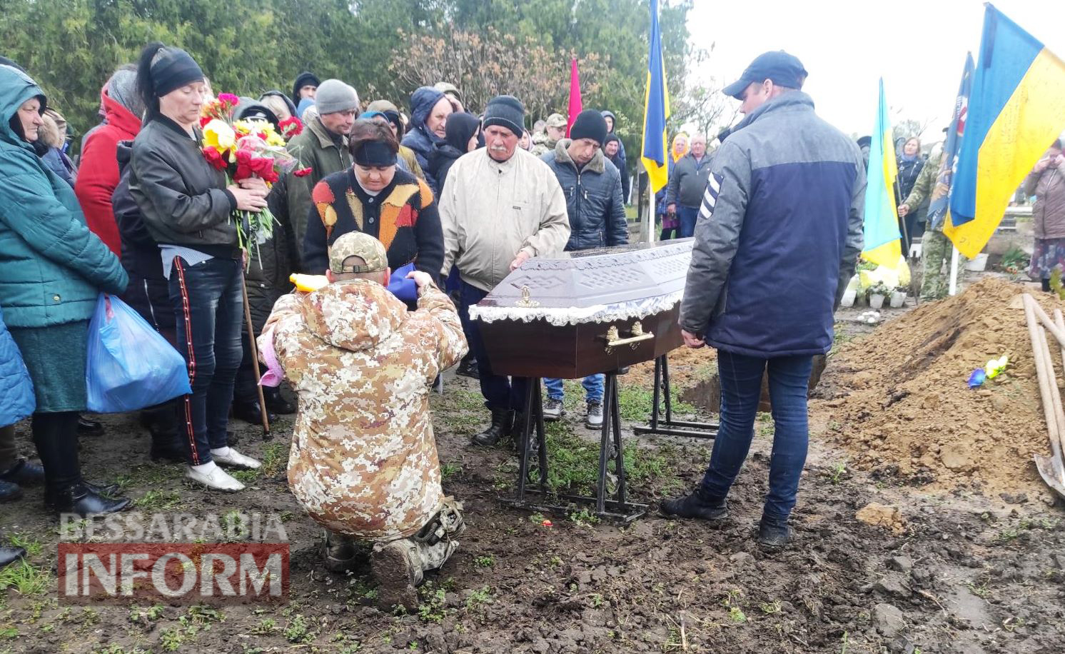 В Кілії відбулося прощання з загиблим Захисником Романом Єфіменко (фото)