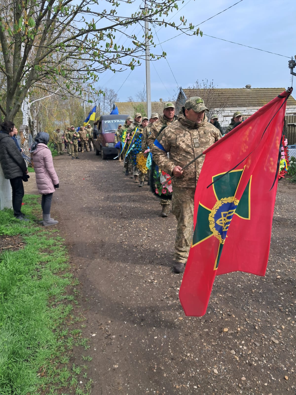 Вечное уважение Герою: сегодня в Вилковской общине в последний путь провели погибшего пограничника Измаильского отряда
