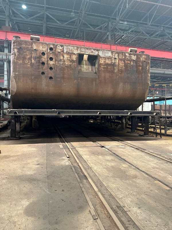 На Килийском судоремонтном заводе ремонтируют теплоход «Капитан Бабкин» и готовятся к строительству барж SLG
