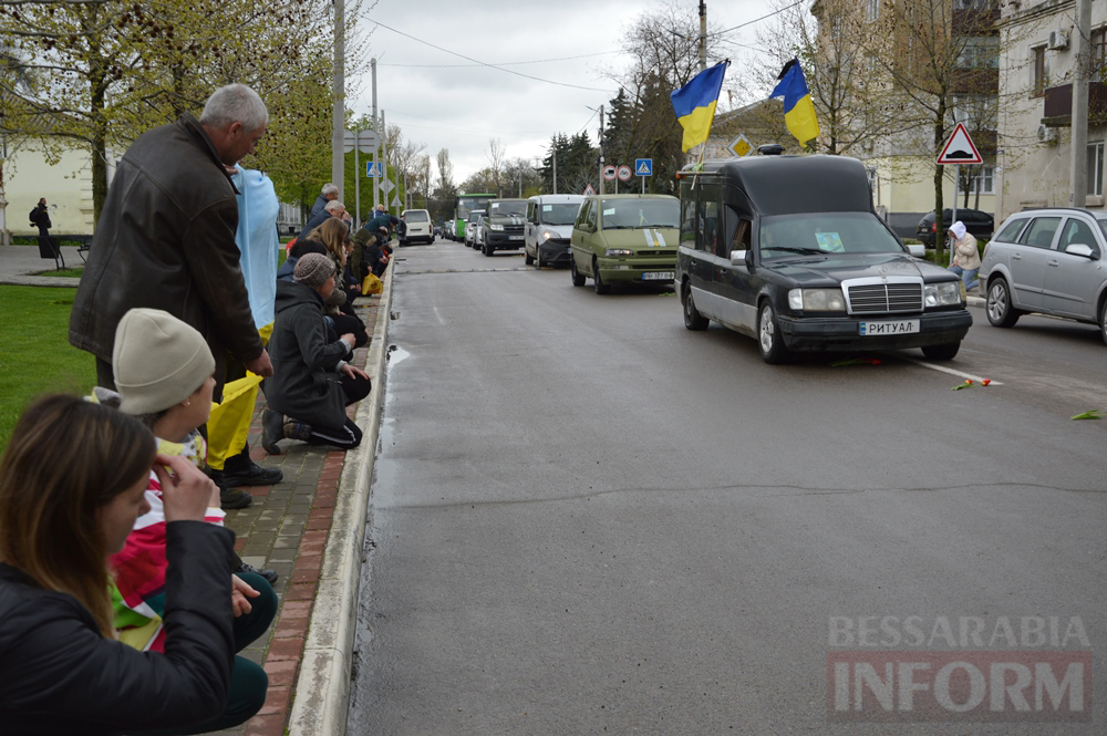 В Кілії відбулося прощання з загиблим Захисником Романом Єфіменко (фото)