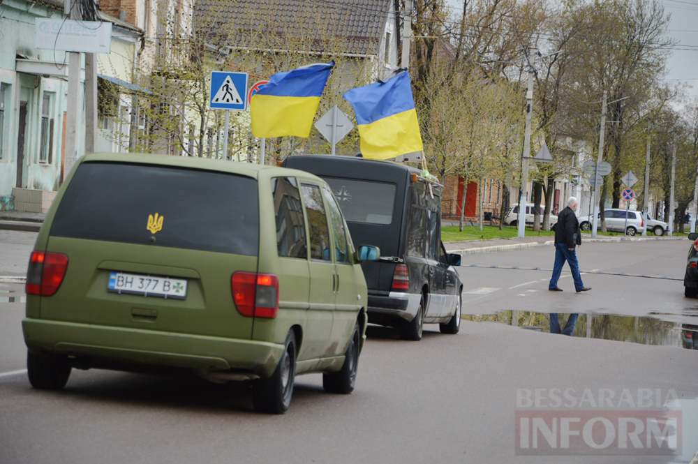 В Кілії відбулося прощання з загиблим Захисником Романом Єфіменко (фото)