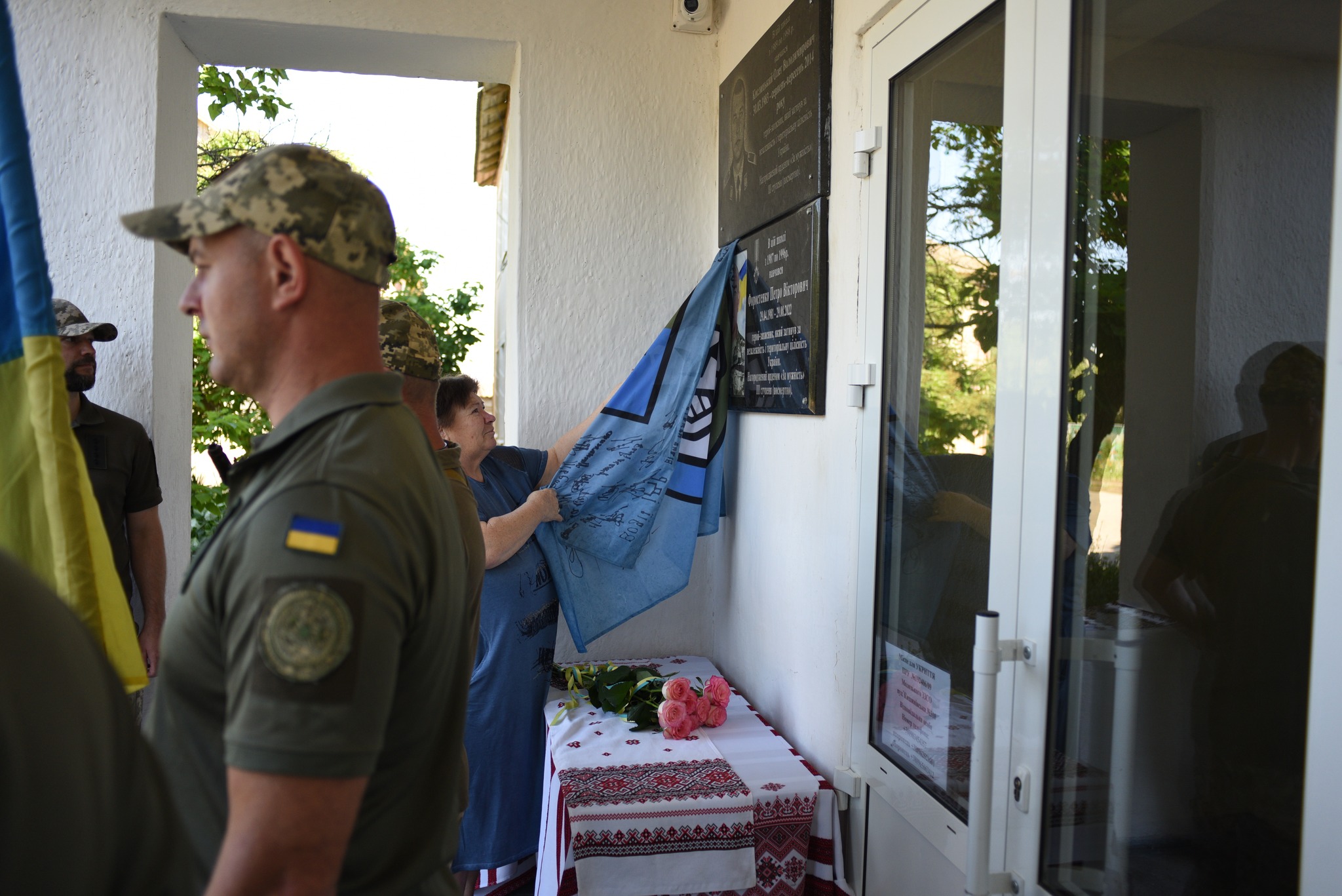 У Мологівській громаді вшанували свого Героя Петра Форостенка та відкрили меморіальну дошку на його честь