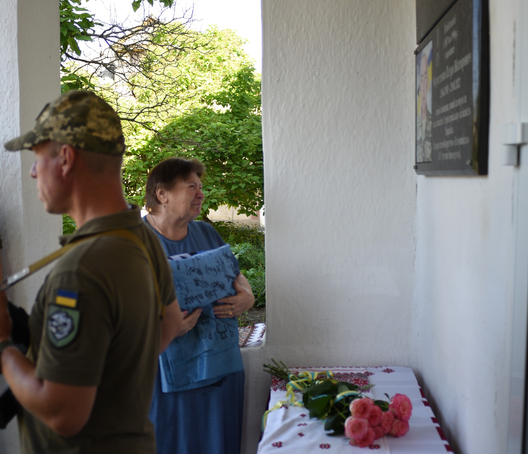 У Мологівській громаді вшанували свого Героя Петра Форостенка та відкрили меморіальну дошку на його честь