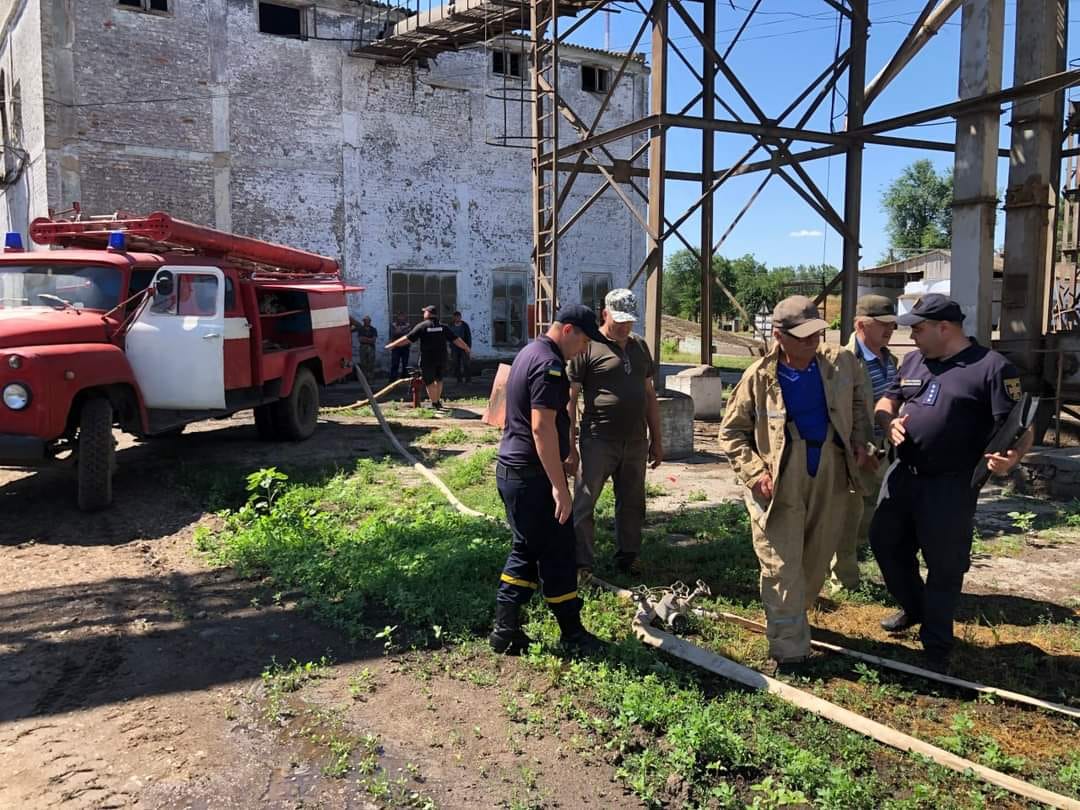 Навчання добровільної пожежної дружини на Болградщині - "Березинський Комбінат хлібопродуктів" став ще більш захищеним