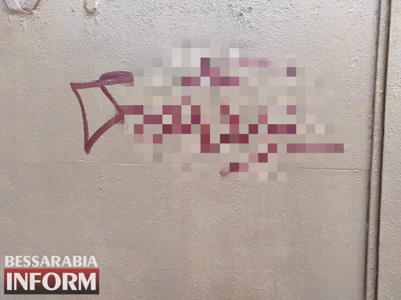 В Измаиле группа подростков "разрисовала" ворота политехнического лицея рекламой наркотиков