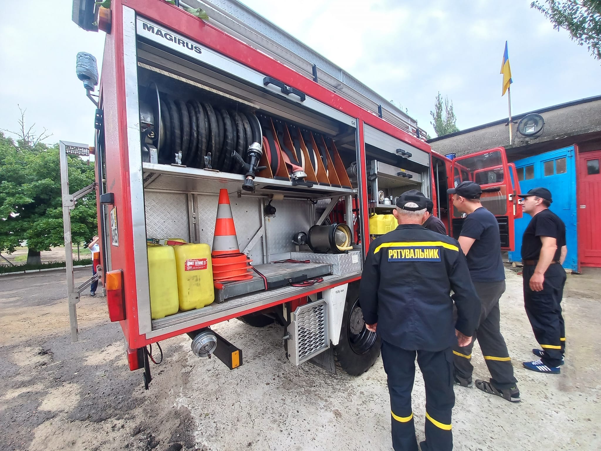 Шабівська громада безкоштовно отримала  пожежний автомобіль в рамках співпраці з Німеччиною