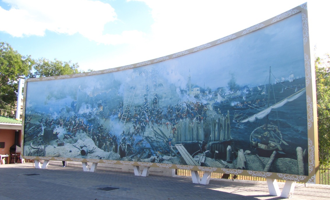 Новый патриотический баннер на проспекте Независимости в Измаиле вместо картины штурма крепости – кому принадлежат идея и ее воплощение