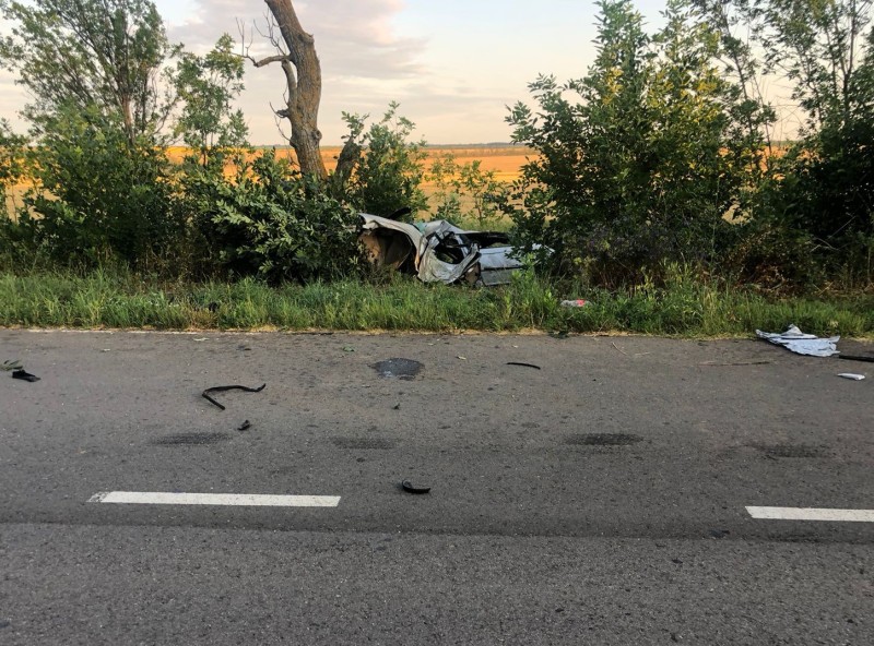 У Болградському районі п'яний водій BMW на великій швидкості влетів у дерево: є загиблий та постраждалі