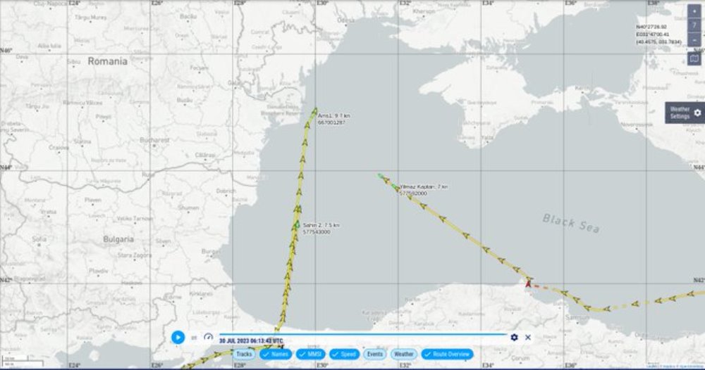 Зерновая блокада россии в Черном море прорвана - израильский гражданский корабль вошел в украинскую ветку Дуная