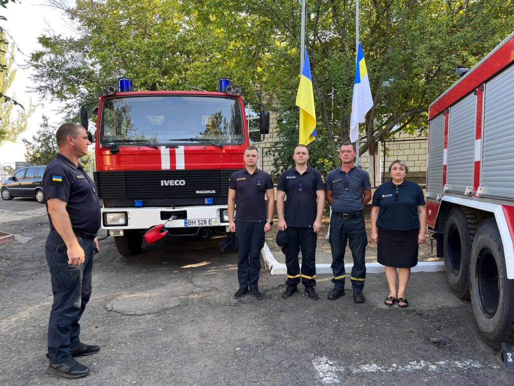 Рятувальники Білгород-Дністровщини вшанували пам'ять загиблих захисників України