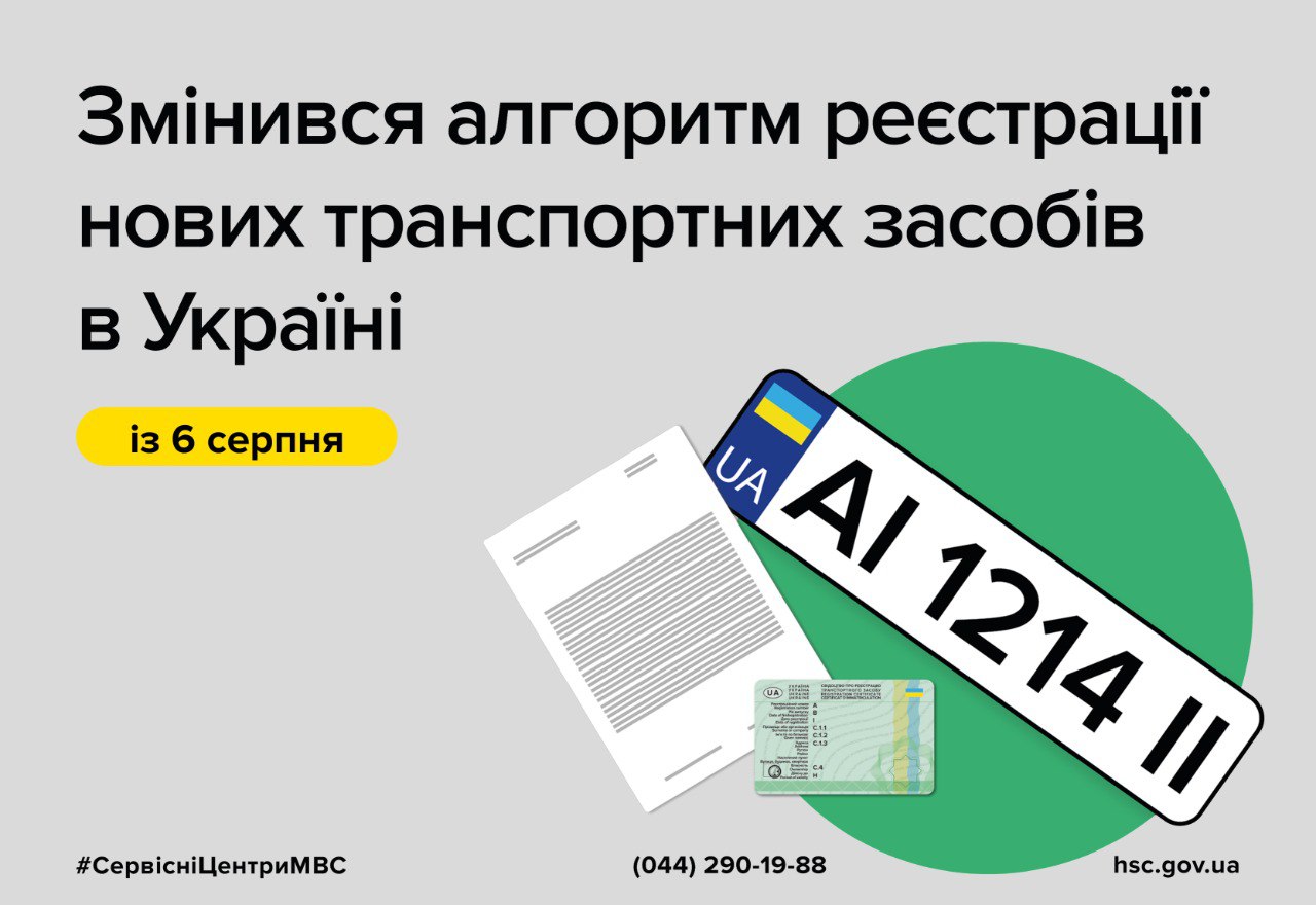 У процедурі першої реєстрації на території України нових авто відбулись зміни, тож покупці автомобілів тепер можуть зекономити час та кошти