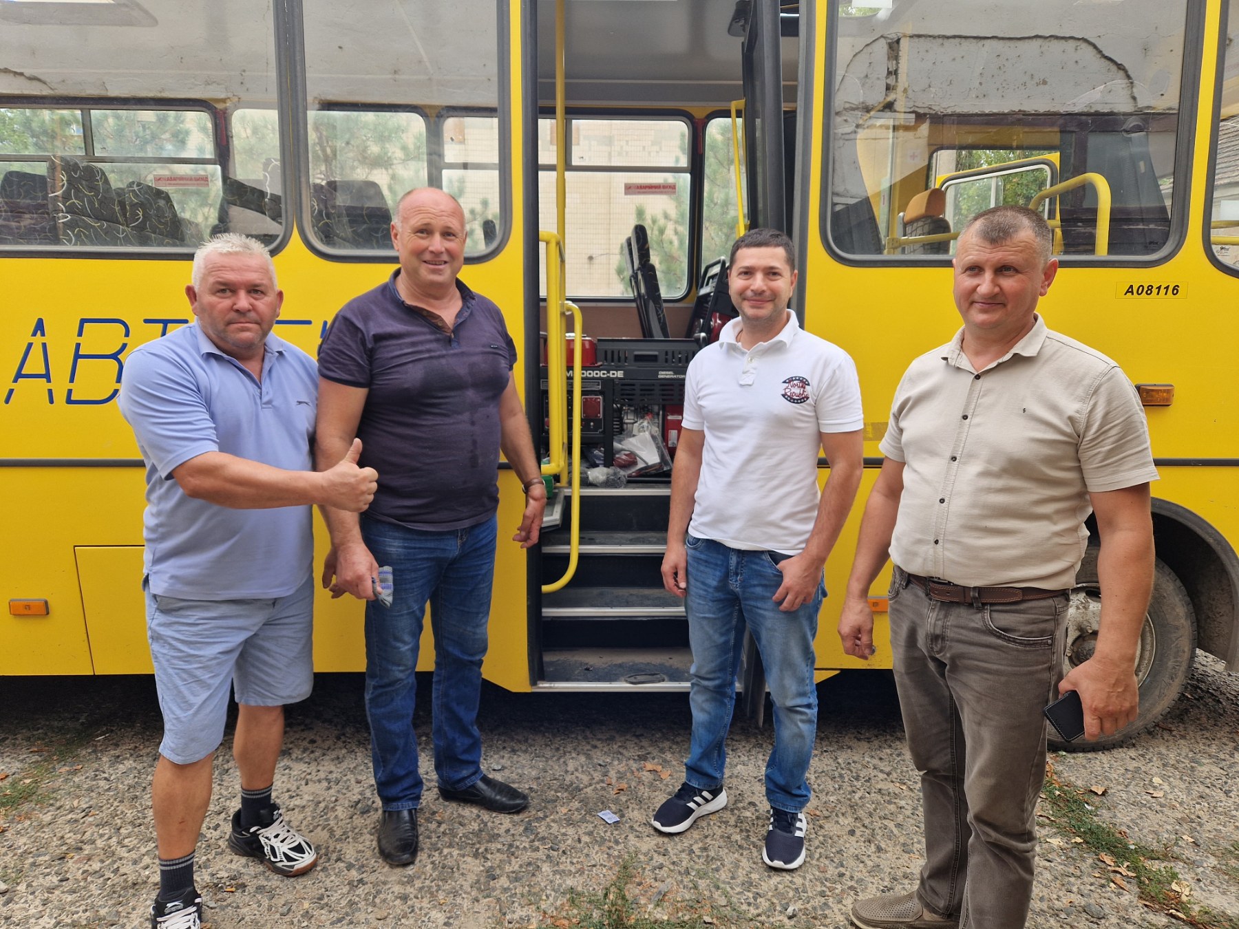 Заклади освіти Бородінської громади на Болградщині отримали десять генераторів