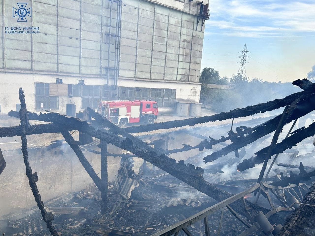 В Аккермані знову палало: горіло складське приміщення, причина наразі невідома