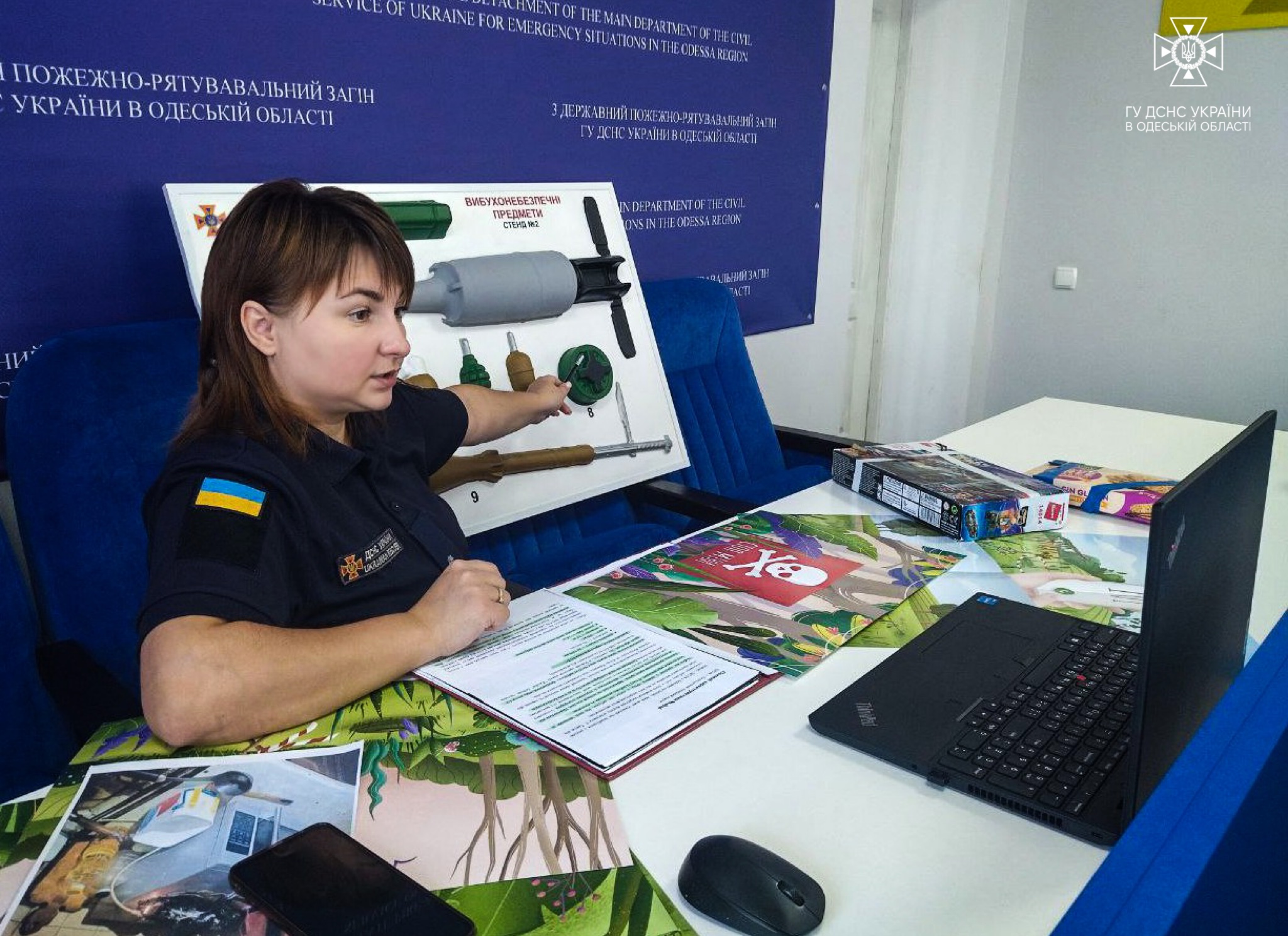 Ізмаїльські рятувальники вчили азам безпеки дітей Суворовської громади онлайн