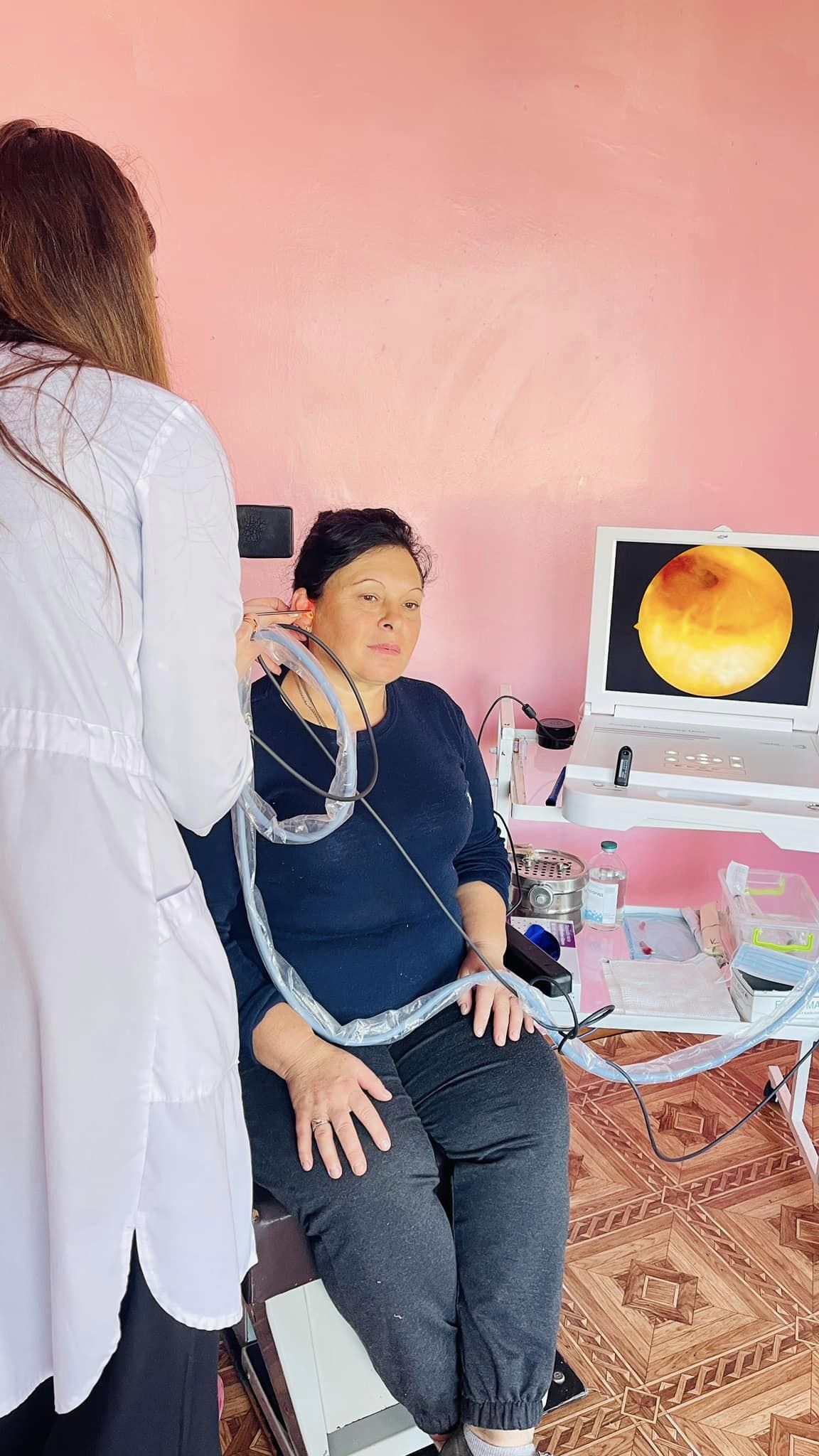 В Тарутинській центральній лікарні пацієнти можуть скористатись новою послугою - ендоскопічне обстеження ЛОР-органів