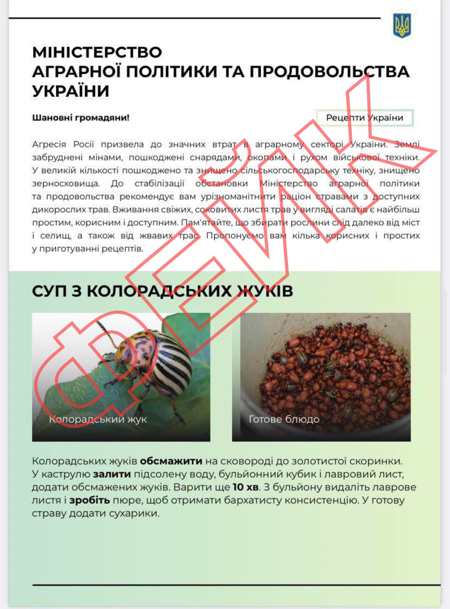Очередная глупость от недостроя: в России распространяют фейки о голоде в Украине