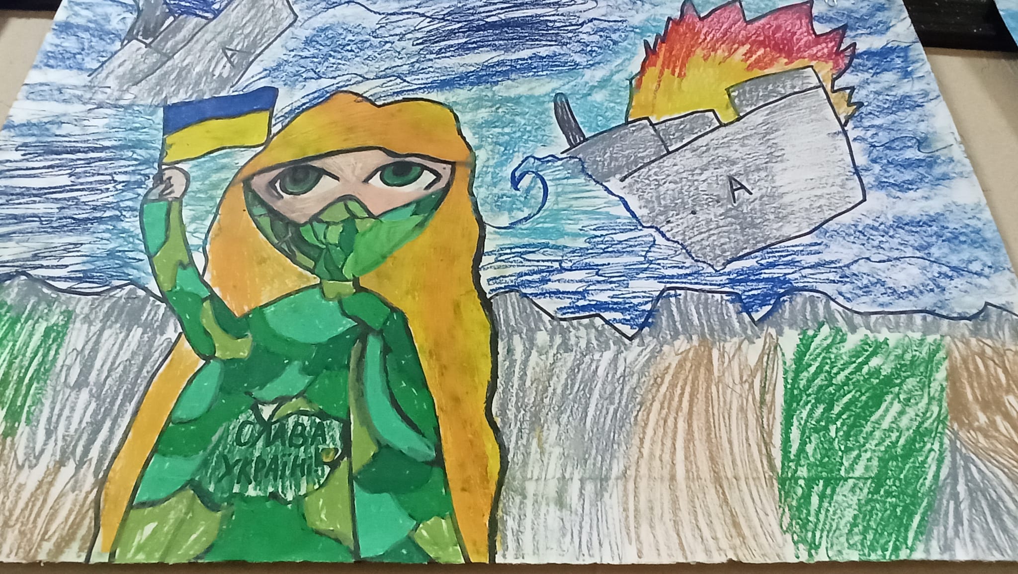 Війна очима дітей: у Кілійській школі мистецтв відкрилася виставка до Дня ЗСУ