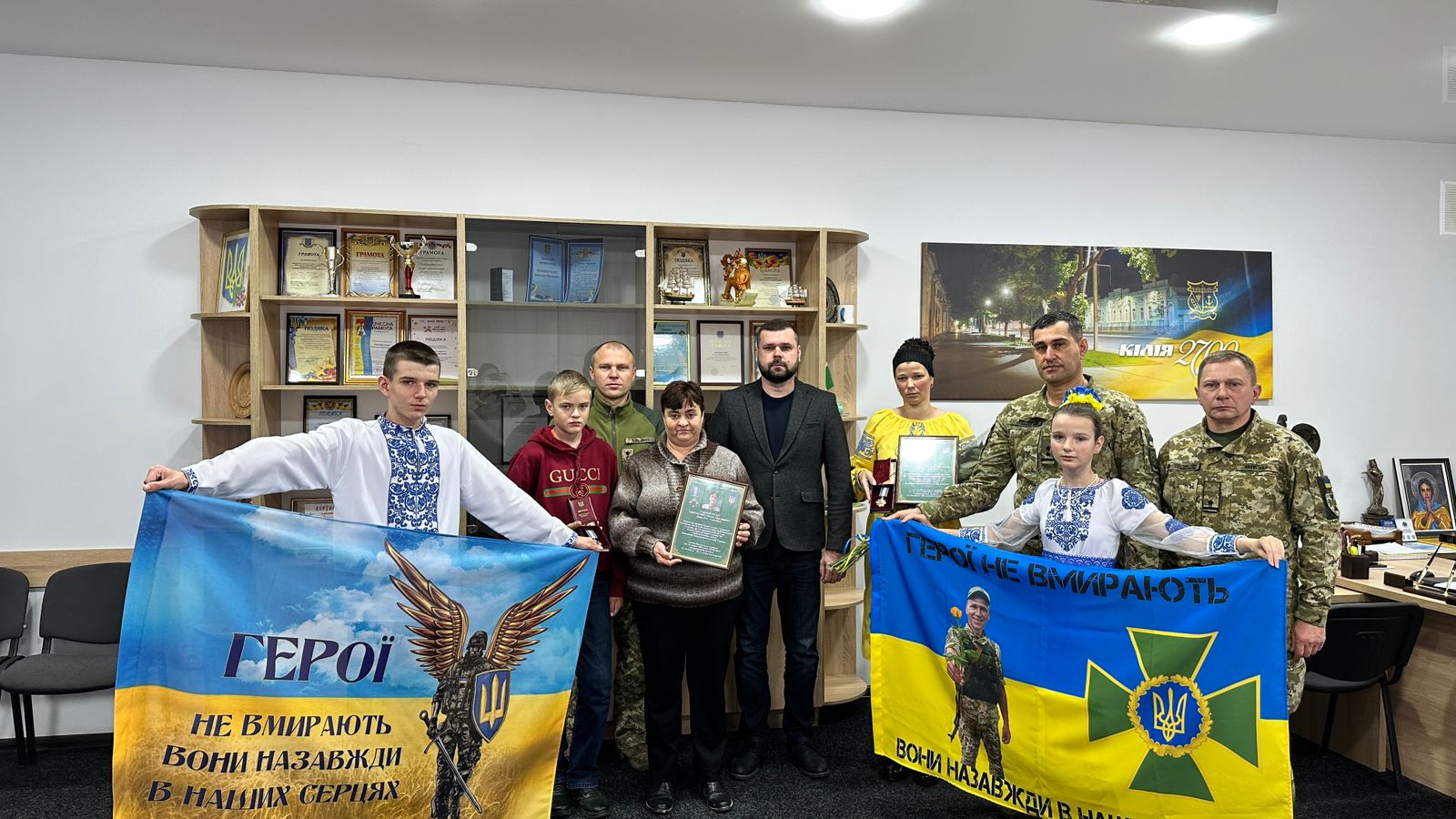 Погибли за Украину: жителей Килийского общества посмертно наградили орденом «За мужество»