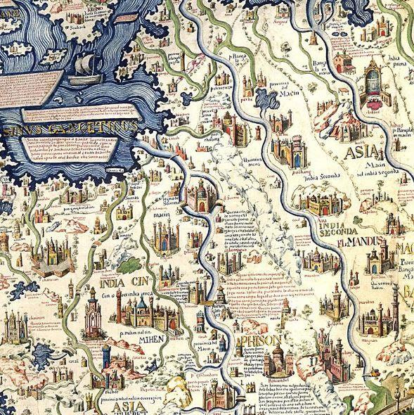 Средневековый монах, никогда не выезжавший из дома, создал уникальную карту мира