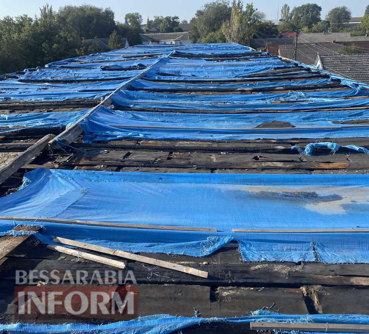 В Татарбунарском лицее после масштабного пожара восстановили крышу учебного корпуса