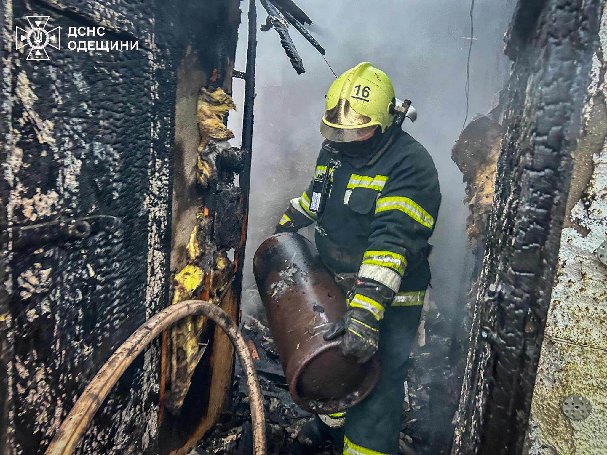 У Білгород-Дністровському районі згоріла котельня