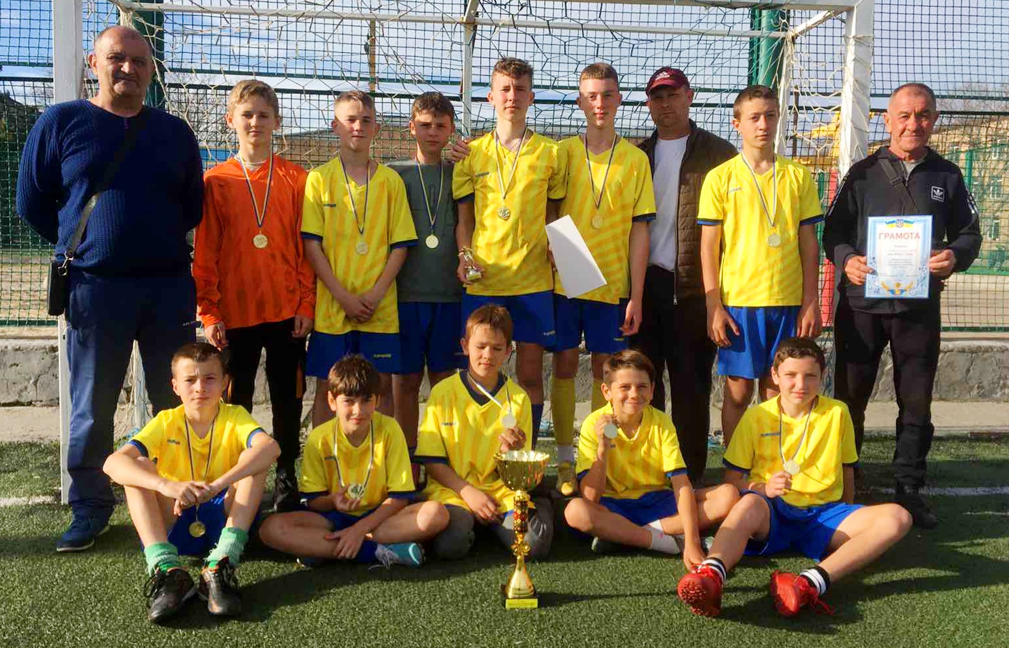 Переможцями Відкритої першості Саратської ДЮСШ-2024 стали юні футболісти з Тарутинщини
