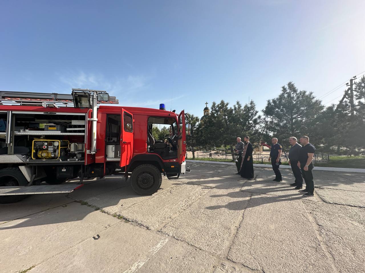 Пожарной части в городе Вилково передали новую технику