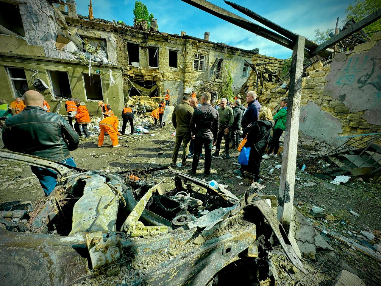В Одессе из-за дроновой атаки россиян повреждено почти шестьдесят квартир
