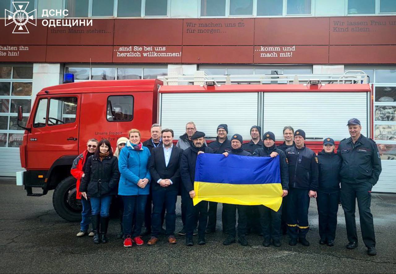 Спасатели из Вилковской общины получили новую технику от немецких партнеров