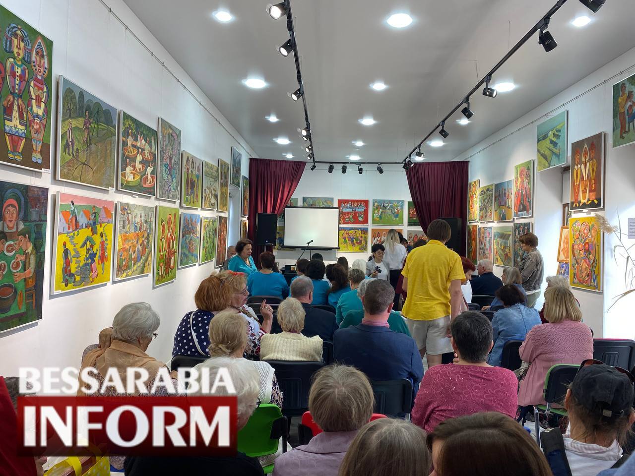 В Арцизі відбулися творчий вечір та відкриття виставки відомого бессарабського художника Володимира Афанасьєва