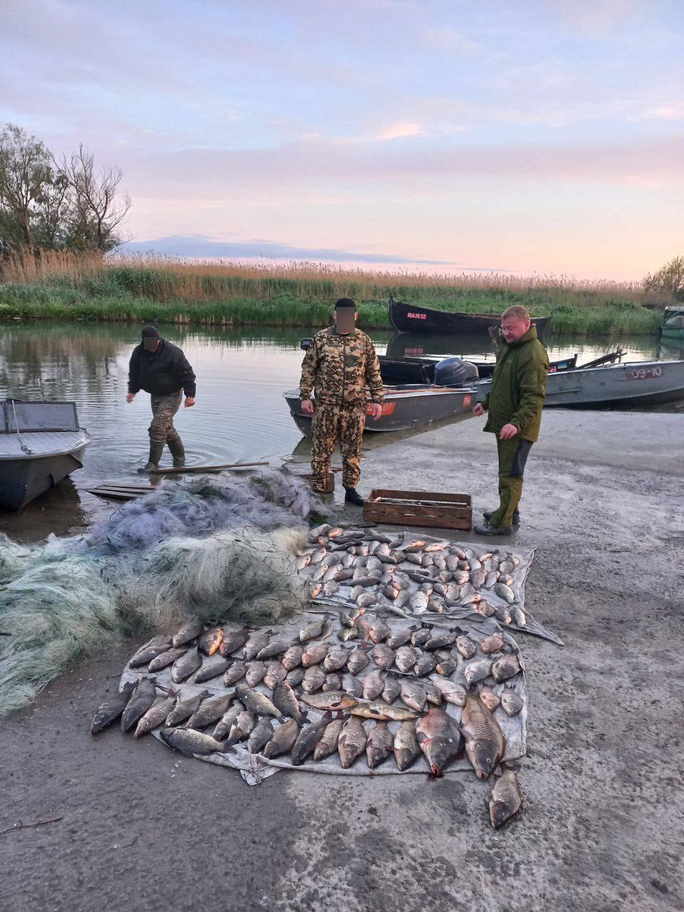 На озере Кугурлуй браконьер во время запрета «нарыбал» свыше 350 тысяч гривен