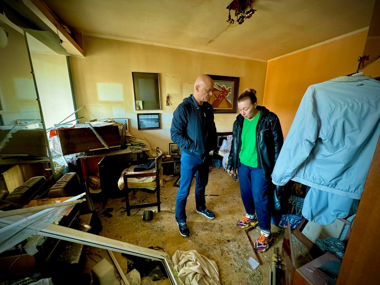 В Одесі через дронову атаку росіян пошкоджено майже шістдесят квартир