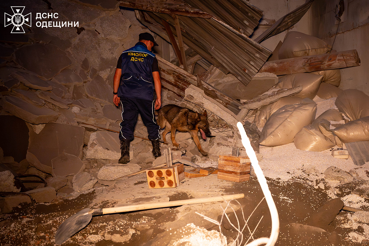 В Одеському порту люди опинилися під завалами внаслідок руйнування будівлі - кадри порятунку