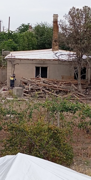 У Шабівській громаді ліквідовують наслідки ворожого обстрілу