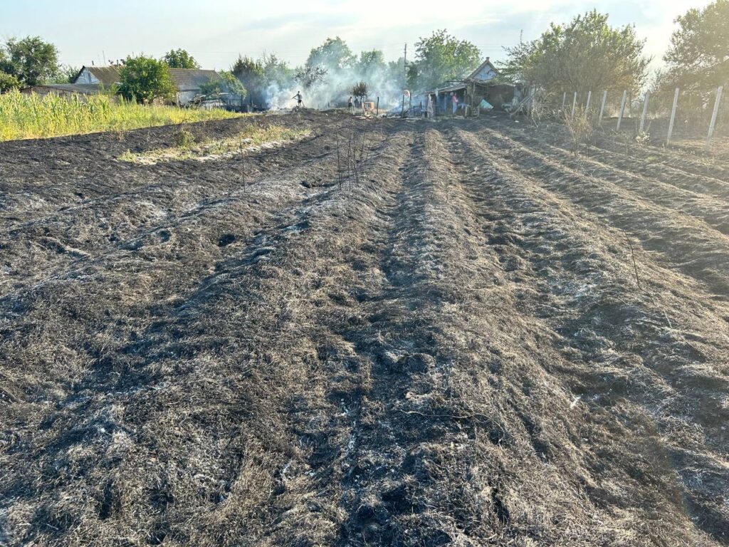 Вогонь з сухої трави перекинувся на будинок: стихійне полум'я наробило лиха на Білгород-Дністровщині