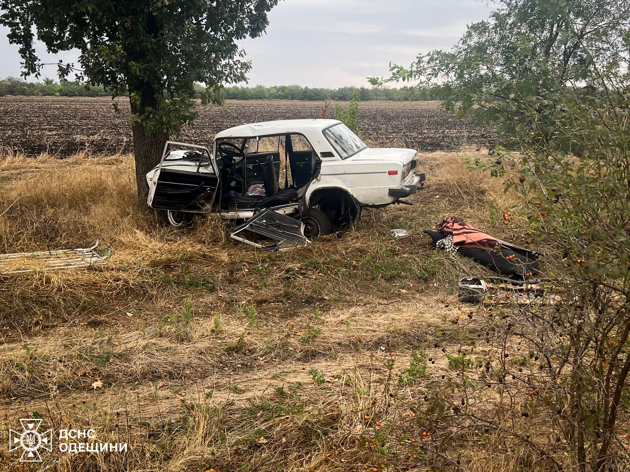 На Одещині після ДТП жінка опинилася заблокованою в понівеченій автівці