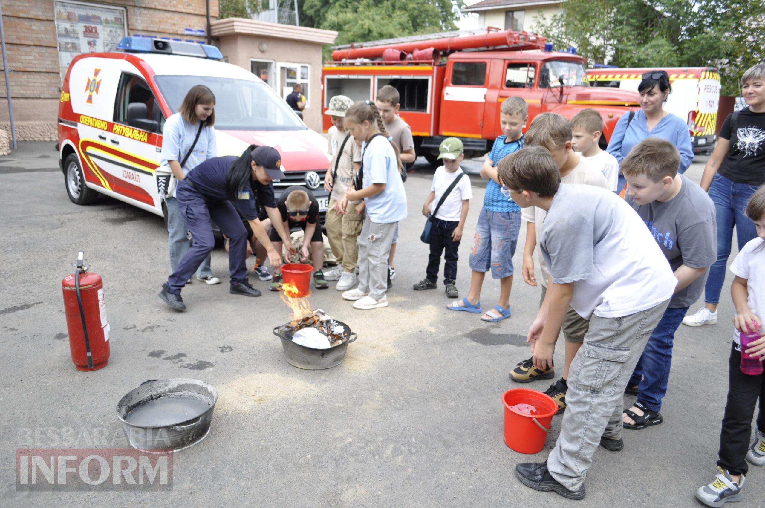 В Ізмаїлі відбувся "День з рятувальником" для дітей з родин, що потребують соціальної підтримки